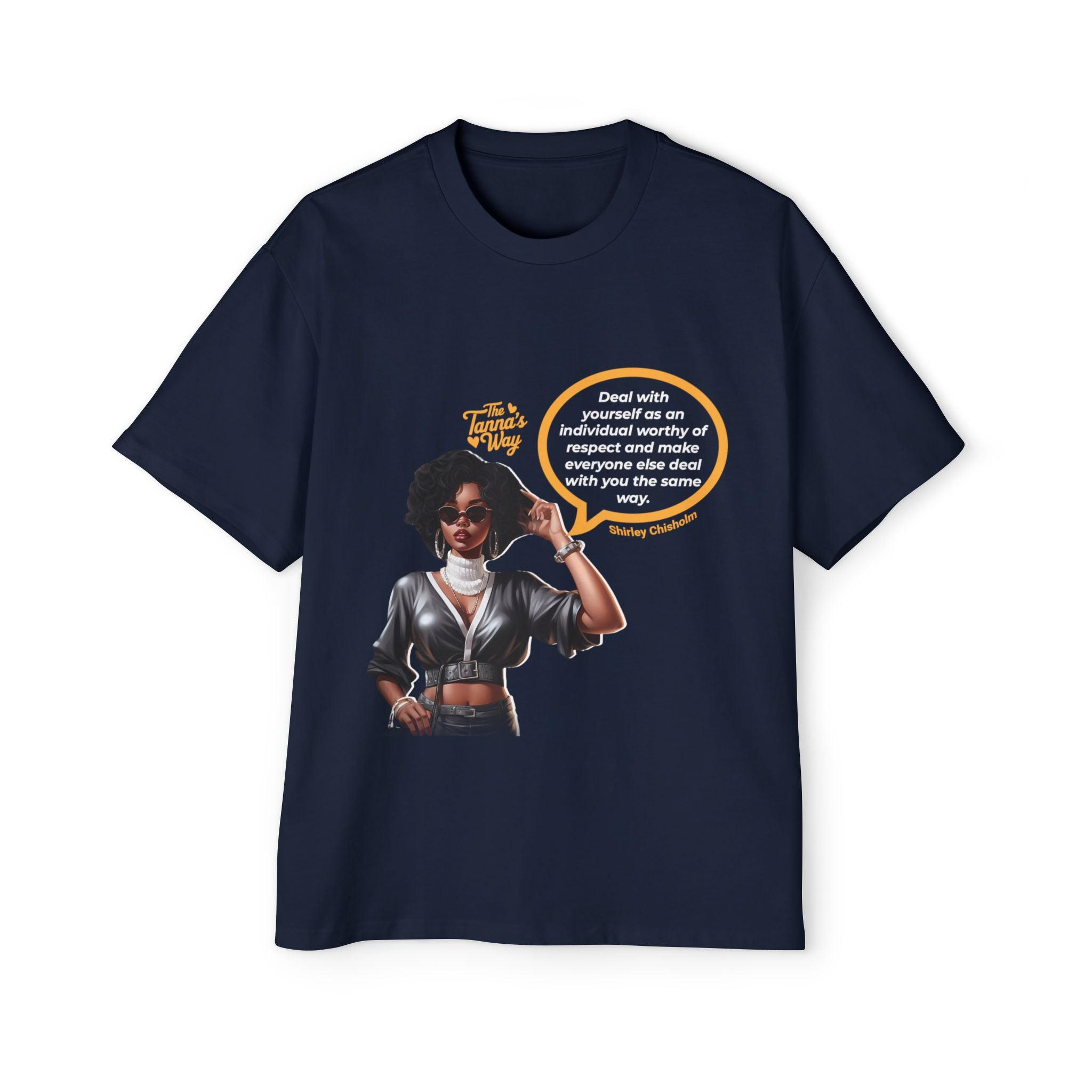 Shirley Chisholm | Men's Heavy Oversized Tee